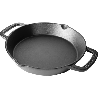 Afbeelding van The Windmill Cast Iron Skillet L met 2 handvatten Gietijzer Ø25 cm