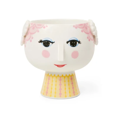 Afbeelding van Bjorn Wiinblad Eva bloempot H14.5cm D15.5cm pink