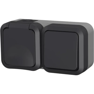 Afbeelding van Dubbel stopcontact QUARX Aqua Pro Buiten, verticaal, IP55, 250V, 16A