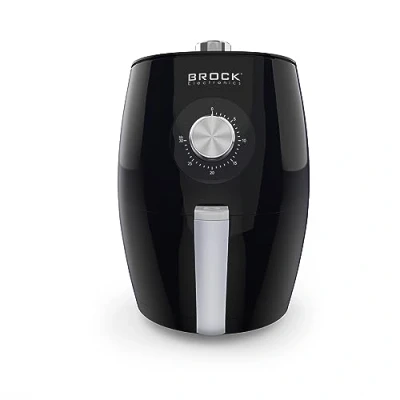 Afbeelding van Brock Electronics Airfryer 3.5 Liter 1300 1500W PFAS Vrij Heteluchtfriteuse Zwart 6 Automatische Programma&#039;s