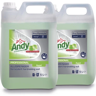 Afbeelding van 2x Andy Pro Formula Allesreiniger Appel 5 liter