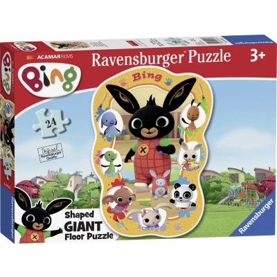 Afbeelding van Ravensburger Bing Bunny 5563 reuzenpuzzel, 24 delig, voor kinderen vanaf 3 jaar, meerkleurig, 49,7 x 69,9 0,2 cm