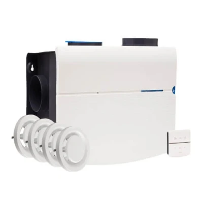 Afbeelding van Orcon smartline MVS 15 renovatiepakket met vochtsensor en RF bediening