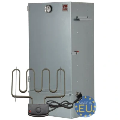 Afbeelding van ITA Elektrische rookoven 7001, 81 x 30 40 cm, van roestvrij staal, premium rookkast met thermometer, corrosiebestendig, duurzaam, voor vlees, vis, kaas