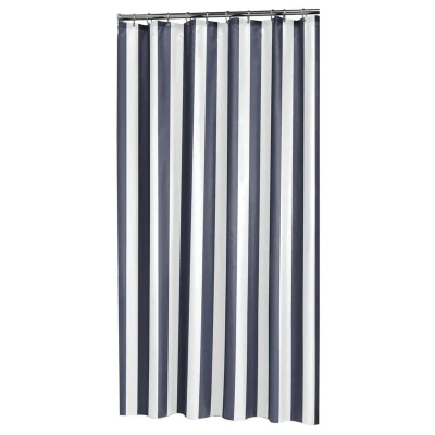 Afbeelding van Sealskin Linje Douchegordijn Polyester 180x200 cm Blauw