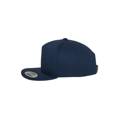 Afbeelding van Flexfit Classic Snapback Beanie met 5 panelen, Navy Blauw