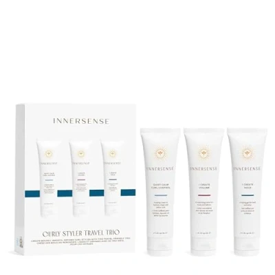 Afbeelding van INNERSENSE Organic Beauty Curly Styler Reistrio Niet giftige en dierproefvrije haarverzorging (I Create Hold, I Volume, Quiet Calm Curl Control)