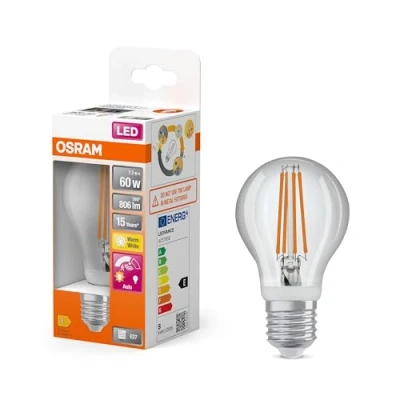 Afbeelding van OSRAM 4099854235726 LED lamp Energielabel E (A G) E27 7.3 W = 60 Warmwit (Ø x h) mm 1 stuk(s)