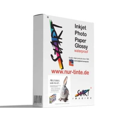 Afbeelding van Start 100 vellen DIN A4 230 g/m² fotopapier glanzend voor inkjetprinters, direct droog, waterbestendig, hoogwit, hoge kleurglans