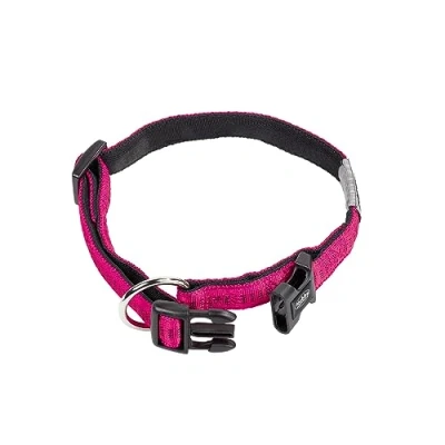 Afbeelding van Nobby halsband soft grip fuchsia 25 35 cm