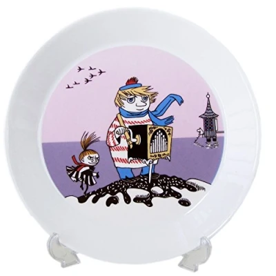 Afbeelding van Arabia Too ticky Moomin Ontbijtbord 19 Cm Lavendel