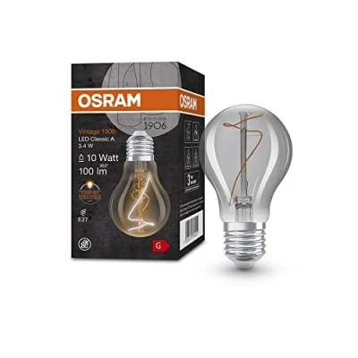 Afbeelding van OSRAM vintage 19 6 LED lamp, smoke tint, 3.4W, 1 lm