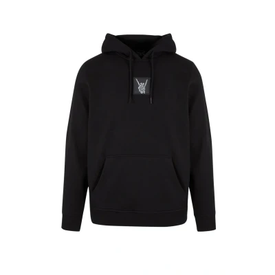 Afbeelding van Mister Tee Skelett Patch Hoodie, Heren, Maat: Small, Black