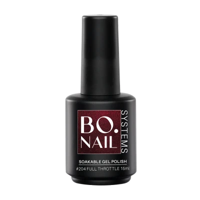 Afbeelding van BO.NAIL SYSTEMS BO Soakable Gel Polish #204 Full Throttle 15ml