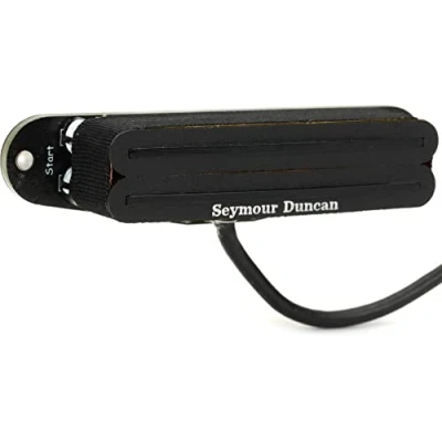 Image de Accessoires Guitares Seymour Duncan Sthr 1N Hot Rails Rhythm Tele Manche Noir Doubles / Humbuckers