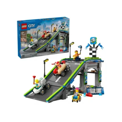 Afbeelding van LEGO City Snelle schans voor raceauto&#039;s zeepkistenset 60460