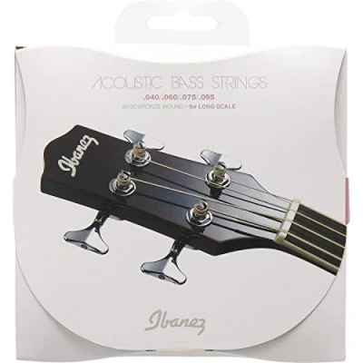Image de Ibanez IABS4C Jeu de cordes basse acoustique Long scale Filé bronze 80/20 40 95