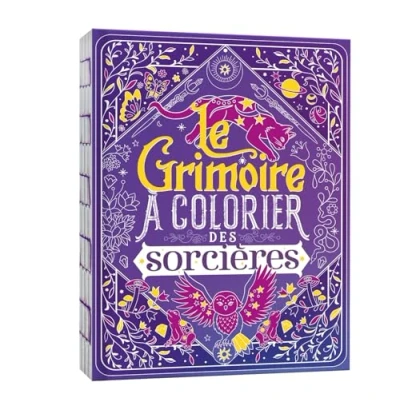 Afbeelding van LE GRIMOIRE A COLORIER DES SORCIERES