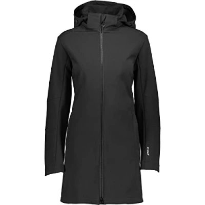 Afbeelding van CMP Woman Parka ZIP HOOD Softshelljas, Dames, Maat: 46, Nero