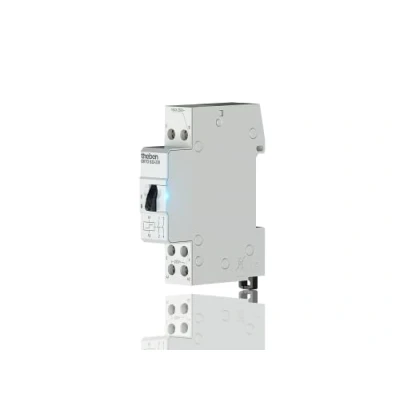 Afbeelding van Theben 3120122 OKTO S22 230 Impulsschakelaar, Impulsrelais, 230V, elektromechanisch, DIN rail, 2 kanalen/contacten (maakcontact), LED tot 200 W, lichtregeling, stroomstootschakelaar, stroomstootrelais,stroomafsluiter