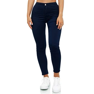 Afbeelding van Elara Highwaist Jeans Skinny Fit, Dames, Maat: 42, Blau
