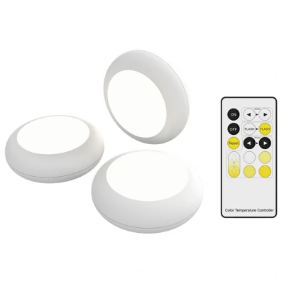 Afbeelding van Pucklights inclusief remote 3 set Calex