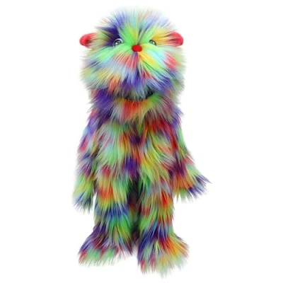 Afbeelding van The Puppet Company Monsters regenboog monster handpop PC007710