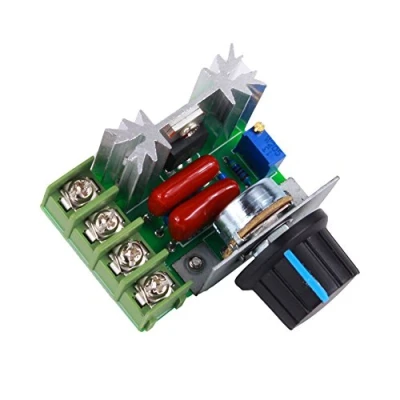 Afbeelding van Yosoo PWM AC motorcontroller, snelheidsregeling, 2000 W, instelbare spanning, regelaar, 50 220 V, 25 A, led dimmers