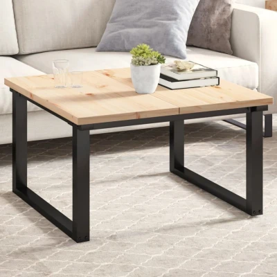 Afbeelding van Tafelbladen 2 st rechthoekig 80x40x2,5 cm massief grenenhout