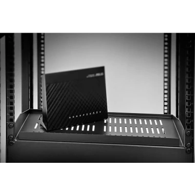 Afbeelding van Renkforce RF 3434504 19 inch Apparaatbodem voor patchkast 1 HE Geschikt kastdiepte: vanaf 300 mm Zwart