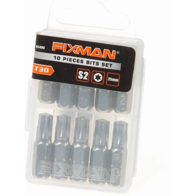 Afbeelding van Fixman Bitset 1/4&quot; tx30 x 25mm blister van 10 bits