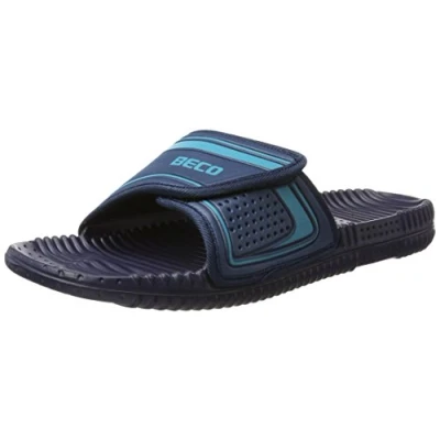 Afbeelding van Slippers unisex BECO 90601 76 size 41 navy/blue