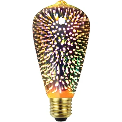 Afbeelding van TIANFAN Edison lamp 3D vuurwerk, led, 4 W, 220 240 V, E27, speciale decoratieve (ST64)