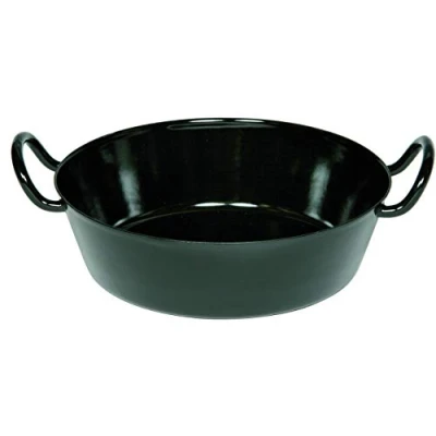 Afbeelding van Riess Klassieke zwarte ronde pan, diameter 40 cm