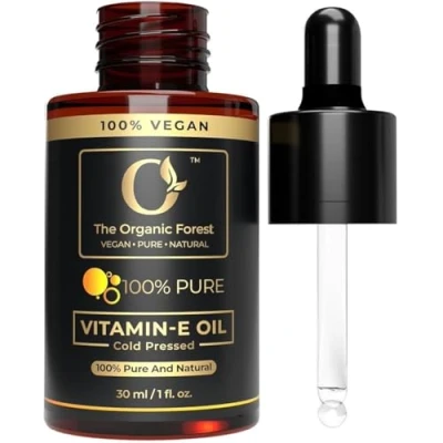 Afbeelding van 100% pure Vitamine E olie voor donkere kringen en haar 22500 IU, GMO vrij huidverzorging Gezichtsolie Vochtinbrengende Nagelriemen