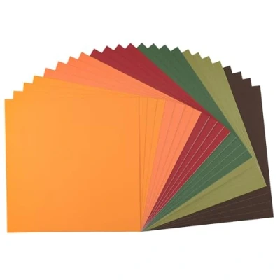 Afbeelding van Florence Sticker Cardstock Papier Glad 30,5x30,5cm Neutraal 24stuks