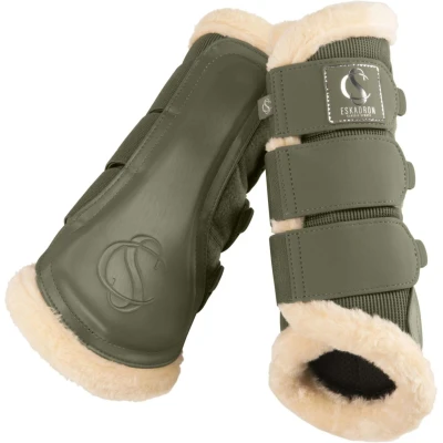 Afbeelding van Eskadron Dressage Boots Classic Sports &#039;25 Mesh Fauxfur Shetty Dusty Olive