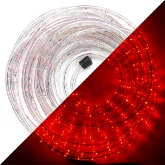 Afbeelding van Lichtslang 10.5 meter HQ Power (324 LEDs, Rood, Binnen/Buiten)