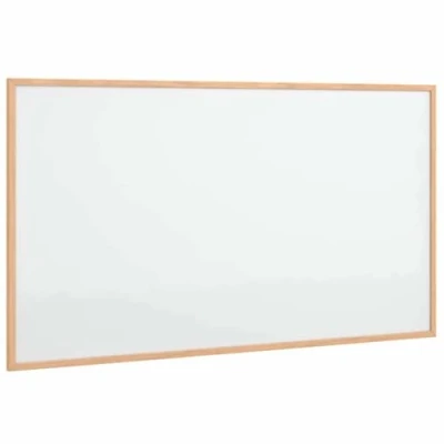 Afbeelding van vidaXL Magnetisch whiteboard met massief grenenhouten frame 100x55 cm