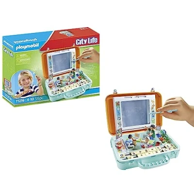 Afbeelding van Playmobil City Life Leerkoffer 71216