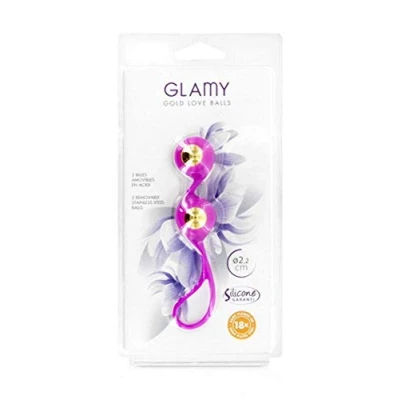 Afbeelding van Glamy Vaginale Balletjes Goud/Roze