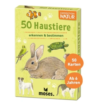 Afbeelding van Expedition Natur: 50 Haustiere
