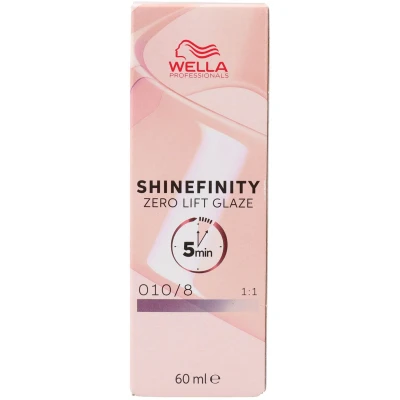 Afbeelding van Permanente Kleur Wella Shinefinity Color Nº 010/8 60 ml