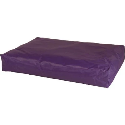 Afbeelding van Hondenkussen nylon paars 75x55x10 cm EPS korrels