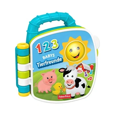 Afbeelding van Fisher Price GFP29 liedjesboek met liedjes en geluiden voor het leren over dieren cijfers, babyspeelgoed vanaf 6 maanden