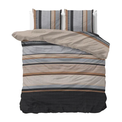 Afbeelding van Dekbedovertrek Darina Lits jumeaux (240x200/220 cm) Polyester katoen Groen Sleeptime Classy Ga naar Dekbed Discounter.nl &amp; Profiteer Nu