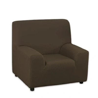 Afbeelding van Martina Home elastische bankovertrek, model Emilia 1 Space Brown