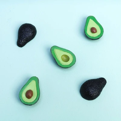 Afbeelding van Avocado Magneten (set Van 5)