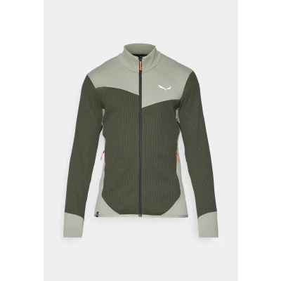 Afbeelding van Salewa PUEZ Waffle Jacket Outdoorjas, Heren, Maat: 54, Dark olive