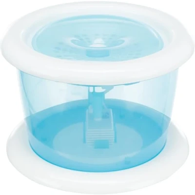 Afbeelding van Trixie drinkfontein bubble stream blauw / wit 3 ltr